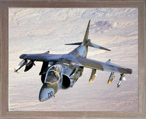 Impact Posters Gallery Framed Wall Picture Decor Aviation Military Aircraft Poster - AV-8B Harrier II Military Jet Barnwood Art Print (19x23) Impact Posters Gallery Framed Wall Picture Decor Aviation Military Aircraft Poster - AV-8B Harrier II Military Jet Barnwood Art Print (19x23)