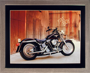 Framed Wall Decoration Harley Davidson Fat Boy Motorcycle Bike Barnwood Framed Picture Art Print (19x23) Framed Wall Decoration Harley Davidson Fat Boy Motorcycle Bike Barnwood Framed Picture Art Print (19x23)