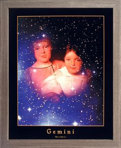 Astrology Gemini May 22 - Jun 22 Zodiac Horoscope Barnwood Framed Picture Art Print (19x23) Astrology Gemini May 22 - Jun 22 Zodiac Horoscope Barnwood Framed Picture Art Print (19x23)