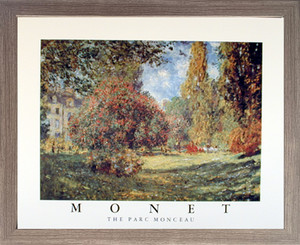 Framed Wall Decor Claude Monet (The Parc Monceau, 1876) Impressionist Picture Barnwood Framed Art Print Poster (19x23) Framed Wall Decor Claude Monet (The Parc Monceau, 1876) Impressionist Picture Barnwood Framed Art Print Poster (19x23)