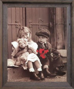 Impact Posters Gallery Sunday Best Cute Kids Couple Valentine with Teddy Retro and Roses Wall Decor Barnwood Framed Art Print Picture (19x23) Impact Posters Gallery Sunday Best Cute Kids Couple Valentine with Teddy Retro and Roses Wall Decor Barnwood Framed Art Print Picture (19x23)