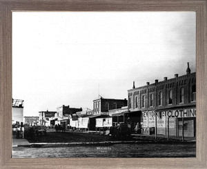 Vintage Wichita City, Kansas Wichita 1876 Barnwood Framed Wall Decor Art Print Picture (19x23) Vintage Wichita City, Kansas Wichita 1876 Barnwood Framed Wall Decor Art Print Picture (19x23)