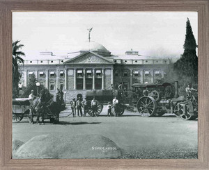 Impact Posters Gallery Framed Wall Decor 1917 State Capital American History Educational Barnwood Print Picture (19x23) Impact Posters Gallery Framed Wall Decor 1917 State Capital American History Educational Barnwood Print Picture (19x23)