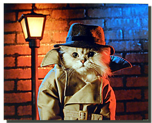 Cat Poster - Detective