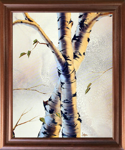 Impact Posters Gallery Aspen Forest Birch Trees Nature Mahogany Art Print Framed Wall Decoration Picture (18x22) Impact Posters Gallery Aspen Forest Birch Trees Nature Mahogany Art Print Framed Wall Decoration Picture (18x22)