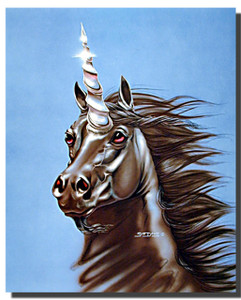 Unicorn Poster- Scenting the Wind