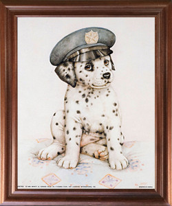 Impact Posters Gallery Cute Dalmatian Puppy Police Pup Kids Room Picture Mahogany Art Print Framed Wall Decor Impact Posters Gallery Cute Dalmatian Puppy Police Pup Kids Room Picture Mahogany Art Print Framed Wall Decor