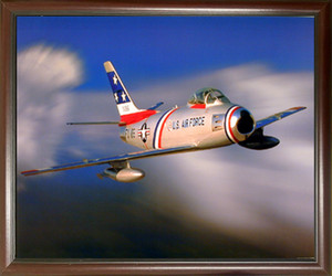 Aviation Framed Poster - F-86 Sabre Jet Military Aircraft Wall Decor Mahogany Picture Art Print (20x24) Aviation Framed Poster - F-86 Sabre Jet Military Aircraft Wall Decor Mahogany Picture Art Print (20x24)