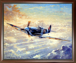Impact Posters Gallery Spitfire Airplane Painting Military Aviation Mahogany Framed Picture Art Print Framed Wall Decoration Poster (18x22) Impact Posters Gallery Spitfire Airplane Painting Military Aviation Mahogany Framed Picture Art Print Framed Wall Decoration Poster (18x22)