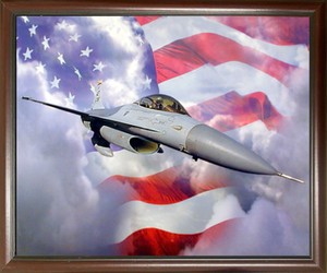 Impact Posters Gallery Flag Wall Decor Framed Picture Art Print Military F-16A Falcon Fighting Jet Aviation Mahogany Poster (18x22) Impact Posters Gallery Flag Wall Decor Framed Picture Art Print Military F-16A Falcon Fighting Jet Aviation Mahogany Poster (18x22)