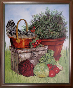 Impact Posters Gallery Rooster Framed Wall Decoration Chicken Barred Plymouth Rock Hen Mahogany Picture Art Print Poster Impact Posters Gallery Rooster Framed Wall Decoration Chicken Barred Plymouth Rock Hen Mahogany Picture Art Print Poster