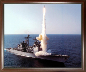 Impact Posters Gallery USS Cowpens Launches SM-2 US Navy Aviation Wall Mahogany Black Framed Picture Art Print (18x22) Impact Posters Gallery USS Cowpens Launches SM-2 US Navy Aviation Wall Mahogany Black Framed Picture Art Print (18x22)