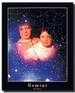 Zodiac Gemini Poster