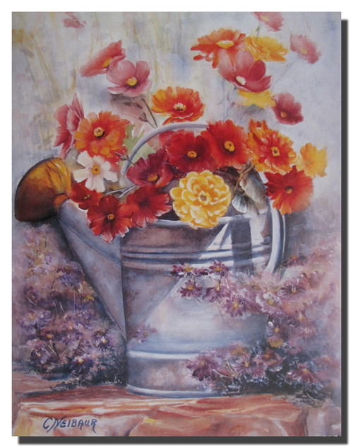 Basket of Flowers Poster Flower Posters