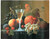 Wine & Fruit Still Life Kitchen Wall Decor Fine Art Print Poster (24x36)