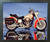 Harley Davidson Electra Glide Vintage Motorcycle Espresso Wall Decor Framed Picture Art Print (20x24)