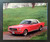 1965 Red Ford Mustang Convertible Vintage Car Wall Decor Espresso Framed Picture Art Print (20x24)