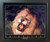 African Lion King Roar Close-up Wild Animal Wall Picture Espresso Framed Art Print (20x24)