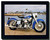 Blue Panhead Harley Davidson Motorcycle Posters
