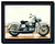White Shovelhead Motorcycle Posters
