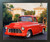 1956 Red Chevy Pickup Truck  Wall Decor Espresso Framed Art Print (20x24)