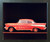 Classic Chevy Bel Air 1957 Vintage Car Wall Decor Espresso Framed Picture Art Print (20x24)