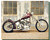 Chopper Motorcycle Poster