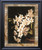 White Orchid Flowers In Vase Floral Wall Decor Black Framed Art Print Poster (19x23)