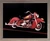 Vintage Red Indian Motorcycle Road master Wall Decor  Barnwood Framed Art Print Poster (19x23)