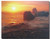 Sunset At Ecola State Park Beach Oregon Scenery Wall Decor Art Print Poster (8x10)