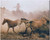 Western Horses Running in Herd Wild Animal Wall Decor Art Print Picture (8x10)