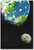 Planet Earth with Moon Wall Decor Space Educational Picture Art Print Poster (16X20)
