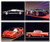 Vintage Ford Sports Car Picture Four Set Wall Home Decor Art Print Posters (8x10)