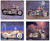  Vintage Harley Davidson Four Set 8x10 Motorcycle Picture Wall Decor Art Print Posters