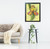 Tulip Flower Wall Decor Colorful Floral Painting Espresso Framed Art Print Poster (18x22)