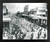Framed Wall Decor Vintage Sacramento City J Street 1885 Black Art Print Picture(18x22)