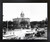 Framed Wall Picture Arizona Phoenix Court House C.1900 Vintage Old City Black and White Black Art Print(18x22)