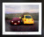 Volkswagen Love Bug Classic Car Cute Couple Wall Black Framed Art Print Picture (18x22)