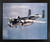 Aviation Framed Poster - Military B-25 Mitchell Lt. Bomber Jet Vintage Aircraft Wall Decor Black Picture Art Print (18x22)