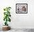 Country Cabin Floral Cottage Bridge Nature Wall Decor Black Framed Picture Art Print