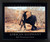 Black Framed Wall Decor Wildlife African Elephant Safari Animal Art Print (18x22)