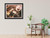 Old West Montage Stagecoach Western Black Framed Wall Decor Art Print Picture (18x22)