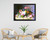 Bunch of Colorful Roses Flowers Floral Wall Decor Black Framed Picture Art Print (18x22)