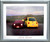 Impact Posters Gallery Volkswagen Love Bug Classic Car Cute Couple Wall Silver Framed Art Print Picture (20x24)