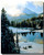 Winter Mountain Lake Poster