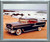 Impact Posters Gallery Bel Air Framed Art Print 1955 Black Chevy Vintage Car Silver Wall Decoration Picture