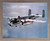 Framed Wall Decor Military B-25 Mitchell Lt. Bomber Jet Vintage Aircraft Aviation Poster Barnwood Picture Art Print (19x23)