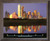 Framed Wall Decor Dallas Texas Skyline At Night City Barnwood Picture Art Print (19x23)