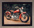 Framed Wall Decoration 1940 Crocker Buck Lovell Vintage Motorcycle Barnwood Framed Picture Art Print (19x23)