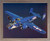 Framed Wall Decor WWII B-25 Mitchell Bomber Military Airplane Aviation Barnwood Picture Art Print (19x23)